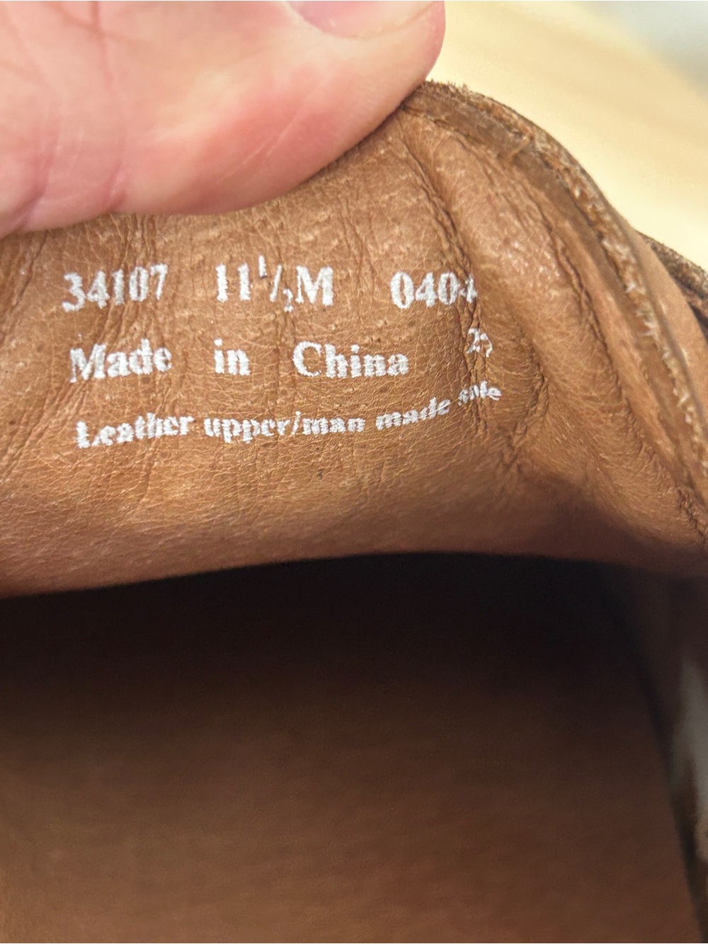 Clarks Men’s Brown Leather Lace-Up Boat Shoes Round Toe US 11.5 M - Picture 5 of 6